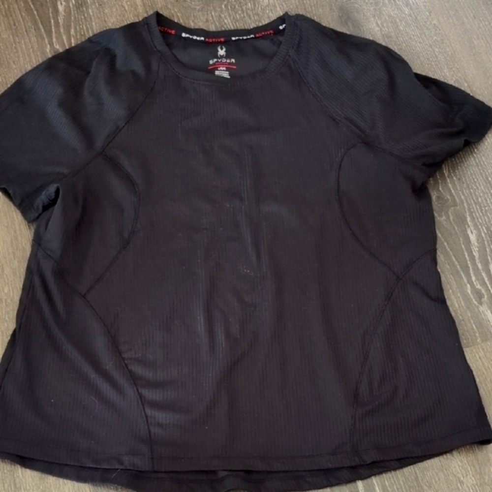 Spyder Black Short Sleeve Tee